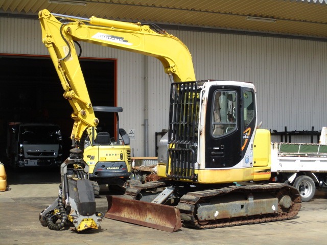 SUMITOMO SH75X-3 ★ Excavator ★ 450G+PAD, Harvester（KESLA20SH), Blade, Piping, M/L, A/C