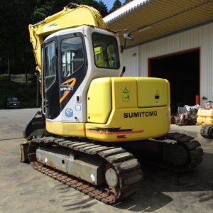SUMITOMO SH75X-3 ★ Excavator ★ 450G+PAD, Harvester（KESLA20SH), Blade, Piping, M/L, A/C - Image 3