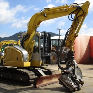 SUMITOMO SH75X-3 ★ Excavator ★ 450G+PAD, Harvester（KESLA20SH), Blade, Piping, M/L, A/C - Image 4