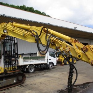 SUMITOMO SH75X-3 ★ Excavator ★ 450G+PAD, Harvester（KESLA20SH), Blade, Piping, M/L, A/C - Image 20