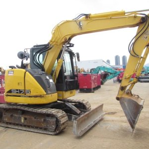 SUMITOMO SH75X-6A ★ Excavator ★ 450G+PAD, PIPING, BLADE, A/C, MULTI - Image 4