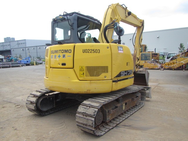 SUMITOMO SH75X-6A ★ Excavator ★ 450G+PAD, PIPING, BLADE, A/C, MULTI