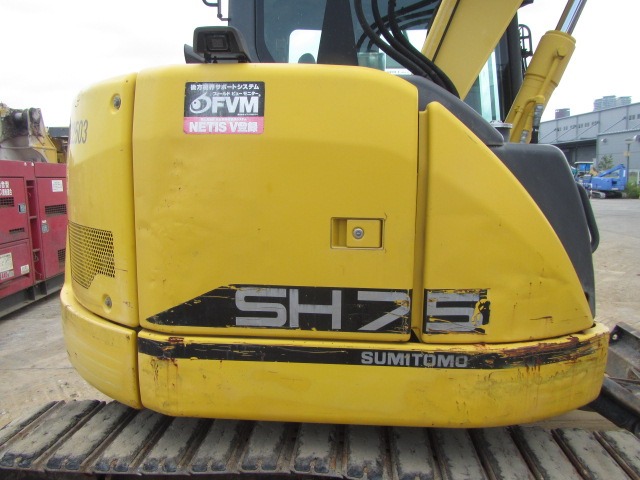 SUMITOMO SH75X-6A ★ Excavator ★ 450G+PAD, PIPING, BLADE, A/C, MULTI
