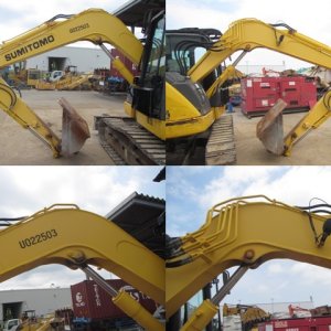 SUMITOMO SH75X-6A ★ Excavator ★ 450G+PAD, PIPING, BLADE, A/C, MULTI - Image 11