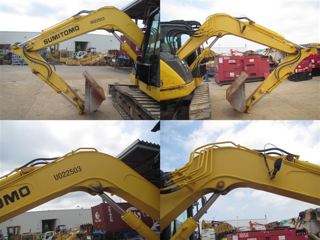 SUMITOMO SH75X-6A ★ Excavator ★ 450G+PAD, PIPING, BLADE, A/C, MULTI