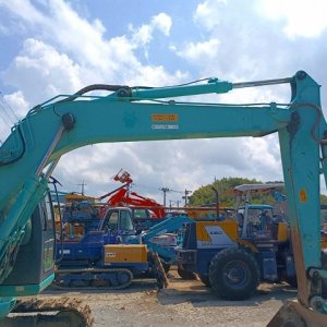 KOBELCO SK125SR ★ Excavator ★ 500G+PAD, ARM CRANE, A/C, MULTI - Image 8