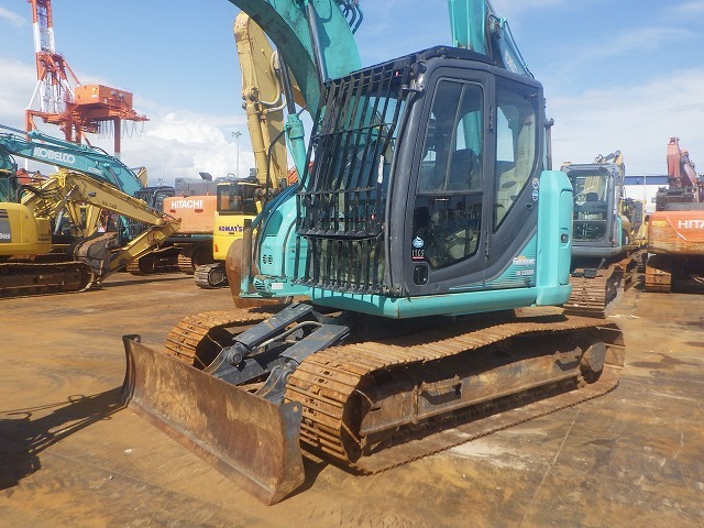 KOBELCO SK135SR-3F ★ Excavator ★ 600G, ROPS CAB, PROCESSOR (GP35A-641), BLADE, COM-PIPING (5), A/C, MULTI, WINCH