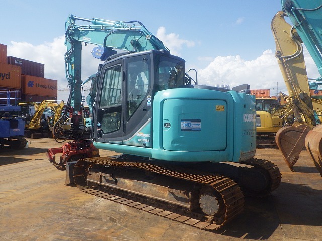 KOBELCO SK135SR-3F ★ Excavator ★ 600G, ROPS CAB, PROCESSOR (GP35A-641), BLADE, COM-PIPING (5), A/C, MULTI, WINCH