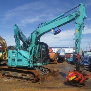 KOBELCO SK135SR-3F ★ Excavator ★ 600G, ROPS CAB, PROCESSOR (GP35A-641), BLADE, COM-PIPING (5), A/C, MULTI, WINCH - Image 5