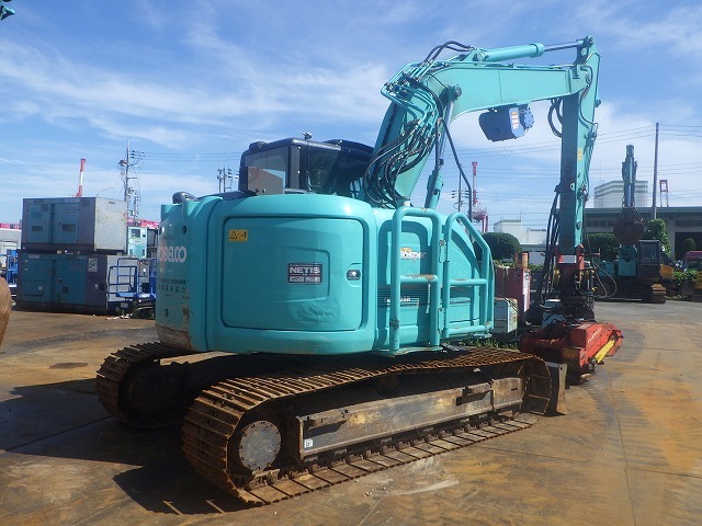 KOBELCO SK135SR-3F ★ Excavator ★ 600G, ROPS CAB, PROCESSOR (GP35A-641), BLADE, COM-PIPING (5), A/C, MULTI, WINCH