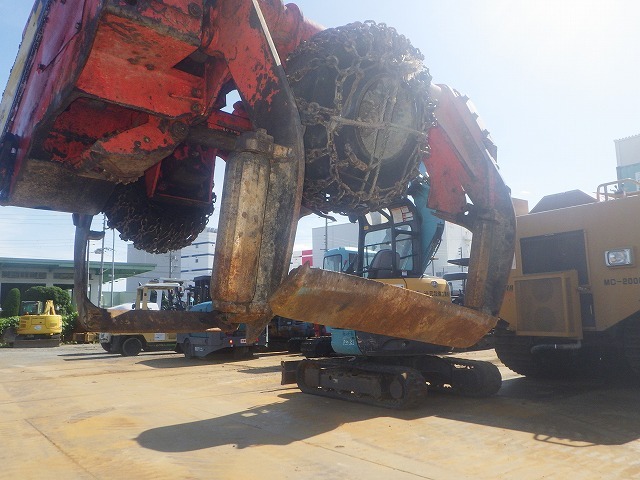 KOBELCO SK135SR-3F ★ Excavator ★ 600G, ROPS CAB, PROCESSOR (GP35A-641), BLADE, COM-PIPING (5), A/C, MULTI, WINCH