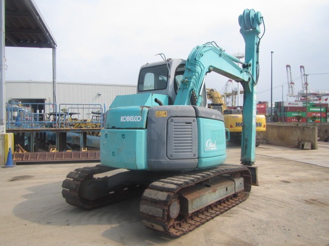 KOBELCO SK60SR-1E ★ Excavator ★ 450G+PAD, SLIDE CAB, TELESCOPIC ARM, CLAMSHELL BKT, BLADE, A/C