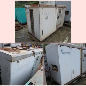 AIRMAN STATIONARY_COMPRESSOR_3unitsSet ★ Generator & Compressor ★ Not checked operation & availability of missing parts 動作及び欠品の有無未確認 - Image 1