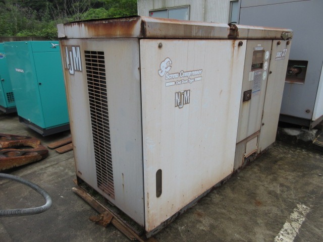 AIRMAN STATIONARY_COMPRESSOR_3unitsSet ★ Generator & Compressor ★ Not checked operation & availability of missing parts 動作及び欠品の有無未確認