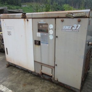 AIRMAN STATIONARY_COMPRESSOR_3unitsSet ★ Generator & Compressor ★ Not checked operation & availability of missing parts 動作及び欠品の有無未確認 - Image 3