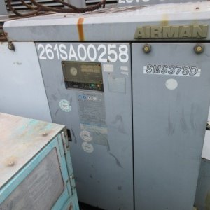 AIRMAN STATIONARY_COMPRESSOR_3unitsSet ★ Generator & Compressor ★ Not checked operation & availability of missing parts 動作及び欠品の有無未確認 - Image 16
