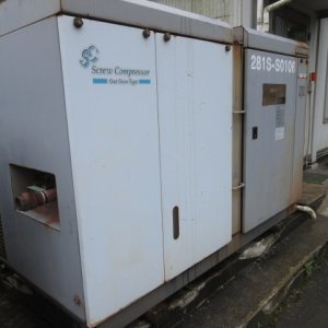 AIRMAN STATIONARY_COMPRESSOR_3unitsSet ★ Generator & Compressor ★ Not checked operation & availability of missing parts 動作及び欠品の有無未確認 - Image 25