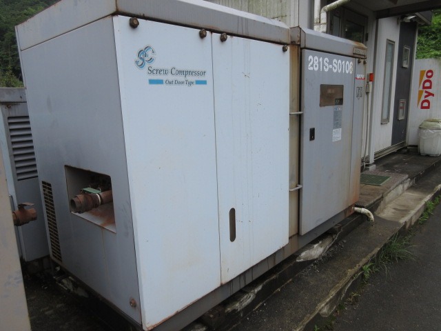 AIRMAN STATIONARY_COMPRESSOR_3unitsSet ★ Generator & Compressor ★ Not checked operation & availability of missing parts 動作及び欠品の有無未確認