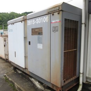 AIRMAN STATIONARY_COMPRESSOR_3unitsSet ★ Generator & Compressor ★ Not checked operation & availability of missing parts 動作及び欠品の有無未確認 - Image 26