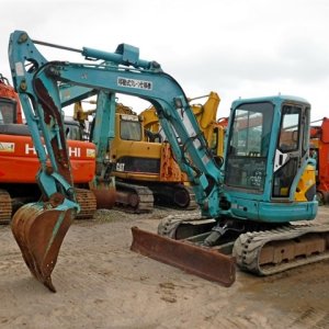 KUBOTA U-50-3 ★ Excavator ★ R, CAB, Blade, Piping, Arm Crane, M/L - Image 1