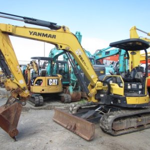 YANMAR VIO55-6A ★ Mini Excavator ★ 400R, BLADE, ARM CRANE, MULTI, W/QUICK HITCH - Image 1