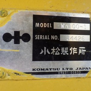 KOMATSU WA100-1 ★ Loader(Crawled/Wheeled) ★ CAB - Image 46