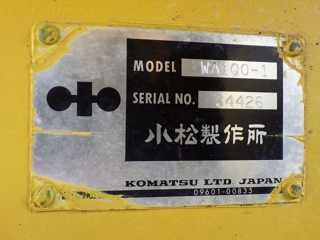 KOMATSU WA100-1 ★ Loader(Crawled/Wheeled) ★ CAB