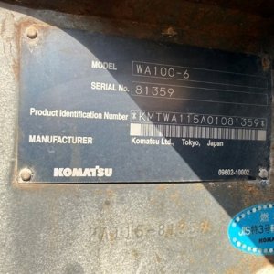 KOMATSU WA100-6 ★ Loader(Crawled/Wheeled) ★ CAB, BKT, A/C, 13,054km - Image 51