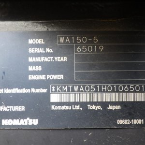 KOMATSU WA150-5 ★ Loader(Crawled/Wheeled) ★ CAB, BKT, A/C, 75,197km - Image 67