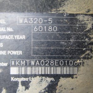 KOMATSU WA320-5 ★ Loader(Crawled/Wheeled) ★ GP BKT, CAB, A/C, 94,594km - Image 74