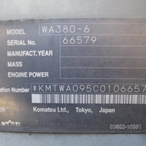 KOMATSU WA380-6 ★ Loader(Crawled/Wheeled) ★ CAB, BKT, A/C - Image 73