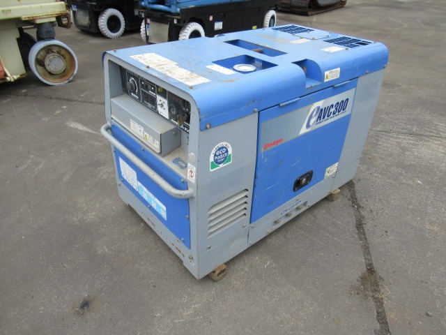 WELDER_2unitsSet ★ Generator & Compressor ★ 1)DENYO DAW-300LS-5710153 2006y/1000h