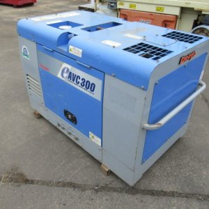 WELDER_2unitsSet ★ Generator & Compressor ★ 1)DENYO DAW-300LS-5710153 2006y/1000h - Image 4