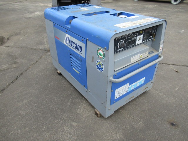 WELDER_2unitsSet ★ Generator & Compressor ★ 1)DENYO DAW-300LS-5710153 2006y/1000h
