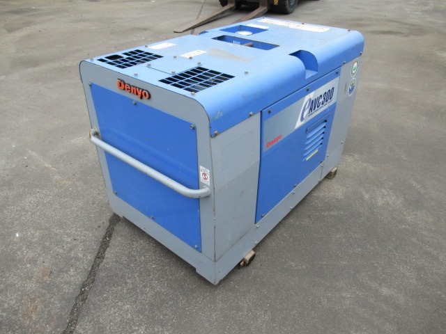 WELDER_2unitsSet ★ Generator & Compressor ★ 1)DENYO DAW-300LS-5710153 2006y/1000h