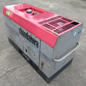 WELDER_2unitsSet ★ Generator & Compressor ★ 1)DENYO DAW-300LS-5710153 2006y/1000h - Image 21
