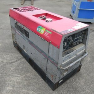 WELDER_2unitsSet ★ Generator & Compressor ★ 1)DENYO DAW-300LS-5710153 2006y/1000h - Image 22