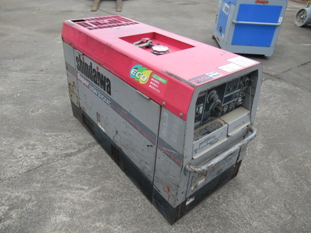 WELDER_2unitsSet ★ Generator & Compressor ★ 1)DENYO DAW-300LS-5710153 2006y/1000h