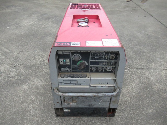 WELDER_2unitsSet ★ Generator & Compressor ★ 1)DENYO DAW-300LS-5710153 2006y/1000h