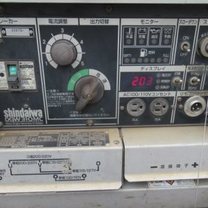 WELDER_2unitsSet ★ Generator & Compressor ★ 1)DENYO DAW-300LS-5710153 2006y/1000h - Image 37