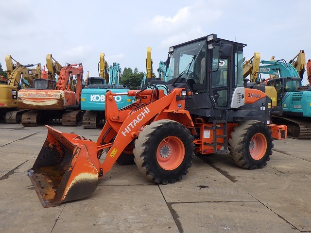 HITACHI ZW100-5B ★ Loader(Crawled/Wheeled) ★ ROPS CAB, A/C, W/ COVER