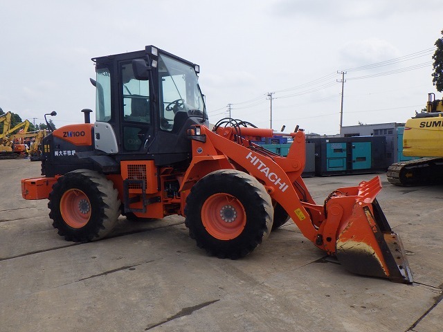 HITACHI ZW100-5B ★ Loader(Crawled/Wheeled) ★ ROPS CAB, A/C, W/ COVER