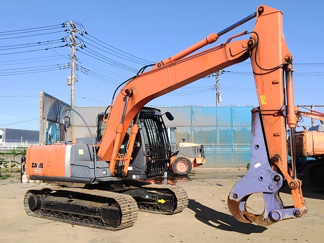 HITACHI ZX120-3 ★ Excavator ★ 500G, CRUSHER, PIPING, A/C, W/ BKT, PIPINGx2, BOLTS