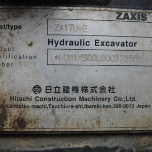 HITACHI ZX17U-2 ★ Excavator ★ 250G+Pad, CNP, Blade, Piping, Expandable U/C - Image 63