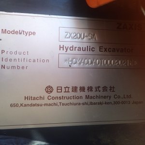 HITACHI ZX20U-5A ★ Mini Excavator ★ 250R, MULTI - Image 56
