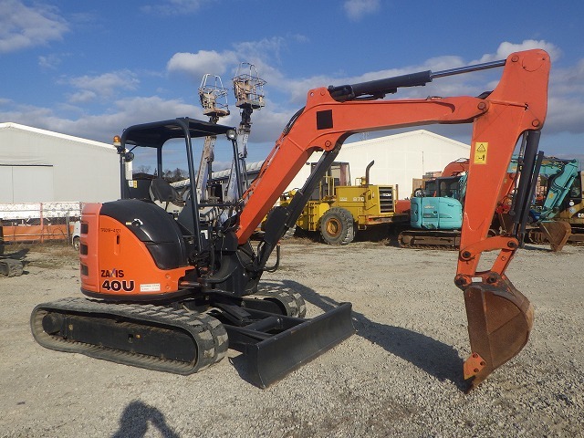 HITACHI ZX40U-5A ★ Mini Excavator ★ 400R, ROPS CNP, ARM CRANE, MULTI, Odometer modified メーター改ざん車