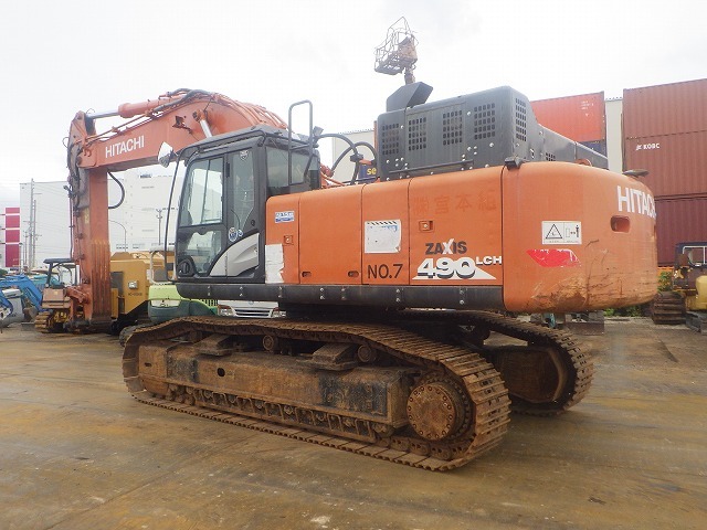 HITACHI ZX490LCH-6 ★ Excavator ★ 600G, ROPS CAB, PIPING, A/C, MULTI, EPA, W/ BKT, CAT WALK, LADDER, PARTS