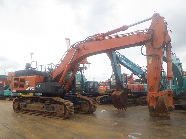 HITACHI ZX490LCH-6 ★ Excavator ★ 600G, ROPS CAB, PIPING, A/C, MULTI, EPA, W/ BKT, CAT WALK, LADDER, PARTS