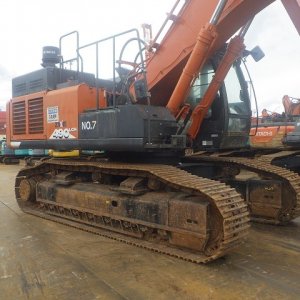 HITACHI ZX490LCH-6 ★ Excavator ★ 600G, ROPS CAB, PIPING, A/C, MULTI, EPA, W/ BKT, CAT WALK, LADDER, PARTS - Image 6