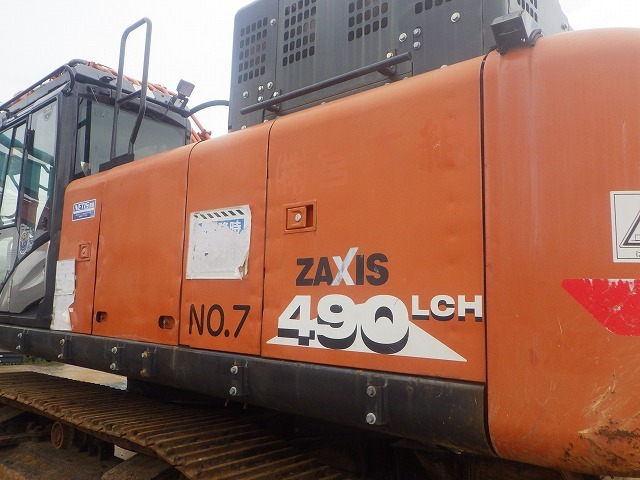 HITACHI ZX490LCH-6 ★ Excavator ★ 600G, ROPS CAB, PIPING, A/C, MULTI, EPA, W/ BKT, CAT WALK, LADDER, PARTS